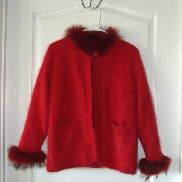 Vintage Connie A Lee Women's Sweater Cardigan size S/M - Picture 2 of 6